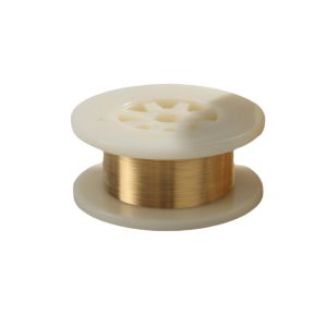99.95% Purity Gold Plated Tungsten Wire Corrosion Resistance Smooth Shiny