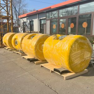 Commercial Modular Spherical Steel Mooring Buoy With Chain Through