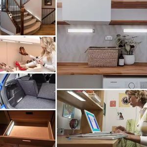 Adjustable Brightness Magnetic Led Sensor Light With 120° Sensor Angle