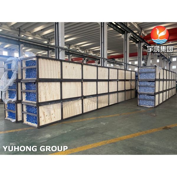 Embedded G Fin Tube , ASME SA179 Carbon Steel Seamless Tube With Al 1060, Air