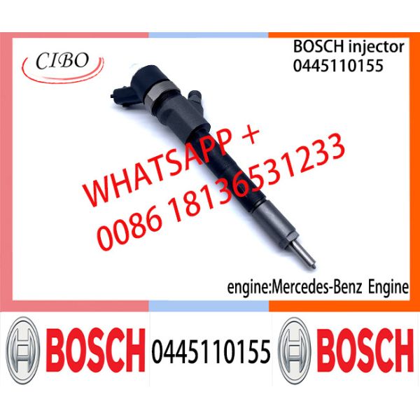 BOSCH injetor 0445110155 0445110156 Common Rail fuel Injector 0445110155 0986435135 for Mercedes-Benz 2.2CDi/2.7CDi/3.2C