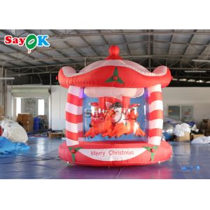 Customized 3m Outdoor Inflatable Christmas Carousel
