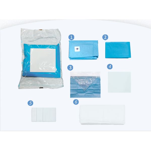 Disposable Medical Sterile Wound Dressing Kit, Gauze Dressing Kit, Non-Woven Dressing Kit