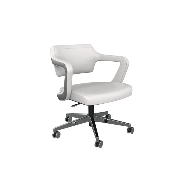 Buy Gaslift Low Back Executive Swivel Desk Chair Fixed Armrest at wholesale prices