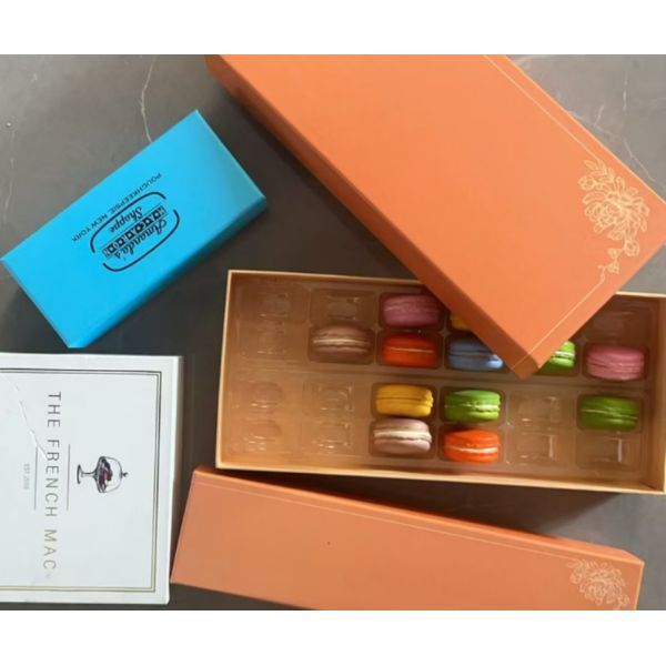 Buy Durable Plastic Macaron Trays 40 Pieces Macaron Display Rack at wholesale prices