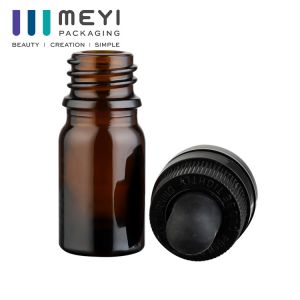 Round Dropper Glass Bottles For Essential Oils Screen Printing