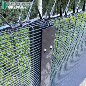 Galvanized Panels 358 Anti Climb Security Fencing Prison Clear View
