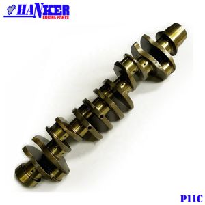 China Excavator Parts Cast Steel Crankshaft For P11C Engine on sale