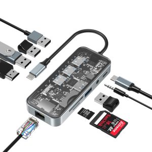 Professional Aluminum Card Reader Hub for Enhanced Workflow
