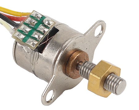 10mm 5V 2-Phase Stepper Motor with M3 Screw and Copper Nut