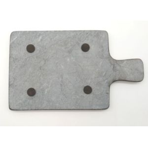 Paddle Shape 25x15cm Marble Stone Placemats Black Polished