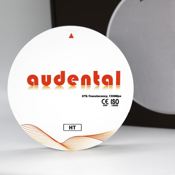Buy Audental CAD CAM Zirconia Block 1350MPa HT/DHT White Dental Milling Block Blank at wholesale prices