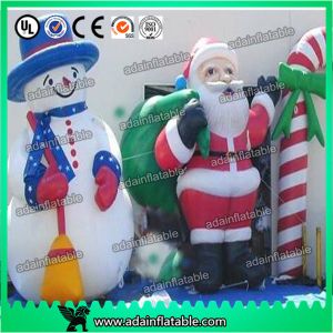 Quality Inflatable Santa Claus Cartoon,Inflatable Snowman For Christmas Advertising for sale