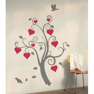 Quality Custom Wall Flower Stickers G144 / Floral Wall Stickers for sale