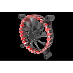 newest 12cm RGB fan pc gatling case fan with rainbow