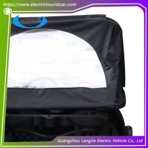 EZGO Four Wheel Golf Cart Black PVC Rain Cover Foldable