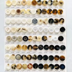 Wholesale polyester chalk Resin Rod buttons for Shirt Coat