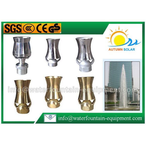 Buy Commercial Cascade Fountain Nozzle , Stainless Steel Fountain Nozzles Wind Resistance at wholesale prices