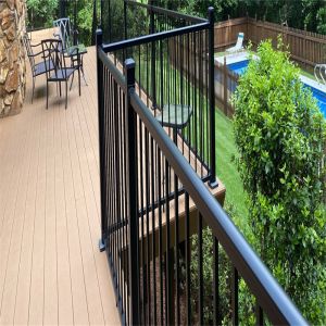 Powder Coated Aluminum Pool Fencing XY-PF042 for Outdoor Indoor Use