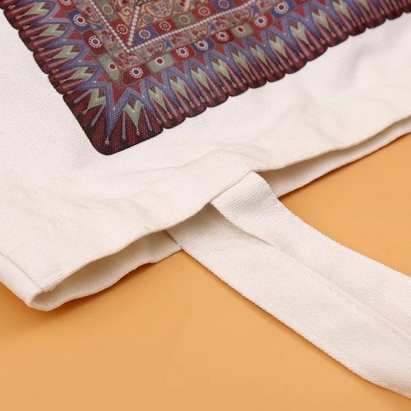 Brown And White Branded Promotional Bags / Durable Promotional Items Bags