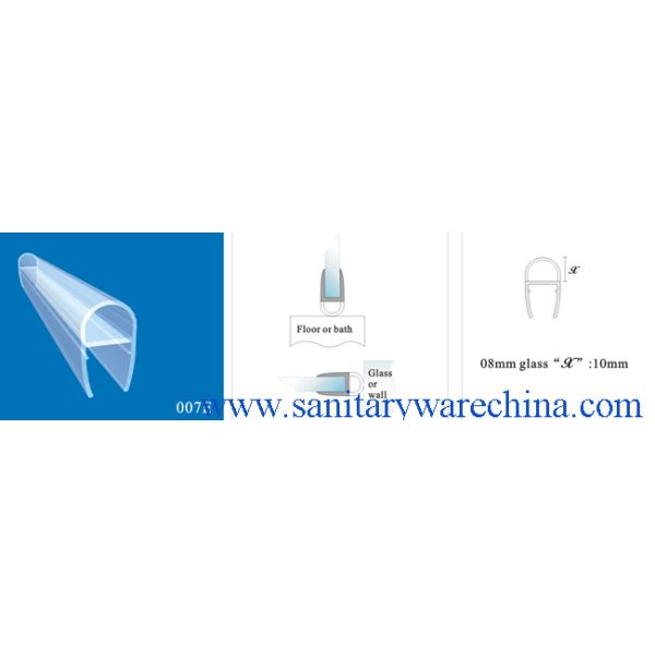Sealing Strips/waterproof strips/shower door seals/PVC Seal 007E