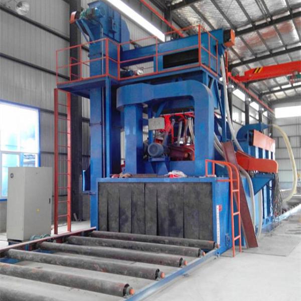 Buy Engineering Machinery Abrasive Blasting Machine , Steel Plate Cleaning Machine at wholesale prices