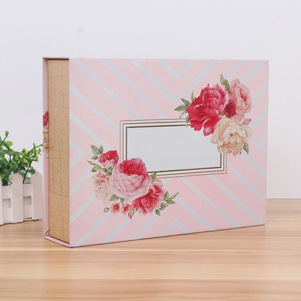 Buy Custom flip type cosmetic packaging box, gilding and silver stamping facial mask gift box, color printing packaging box at wholesale prices