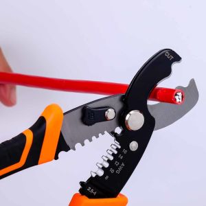 185mm Electrical Cable Stripping Tool 5 In 1 Fiber Optic Cable Cutter