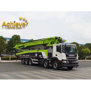 Used Zoomlion 67m Truck Mounted Concrete Pump 67X-7RZ