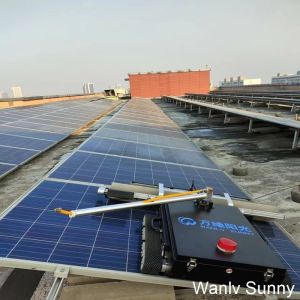 Solar Panel Cleaning Technology Solution Crawler Style Remote Control Cleaning