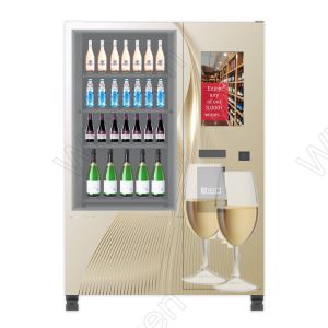 Refrigerator Champagne Vending Machine Smart Combo Age Verification