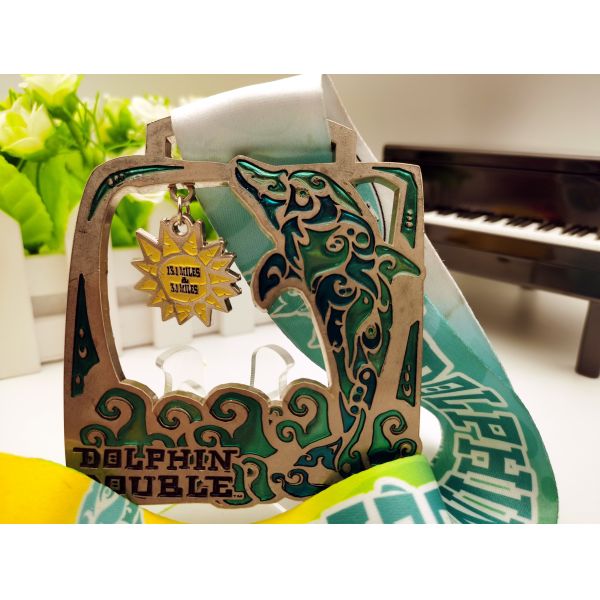 Buy Goldplating Metal 5k Race Medals Die Casting / Stamping Process at wholesale prices