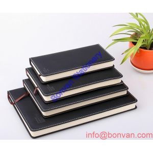 Quality Customized Notebooks Beautiful Diary Notepad Balck Notebook With Elastic for sale