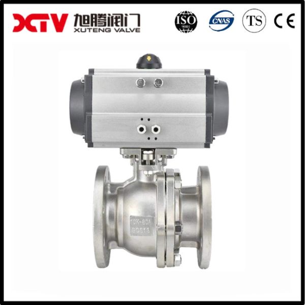 Carbon Steel High Platform Flanged Floating Ball Valve (GB PN25)