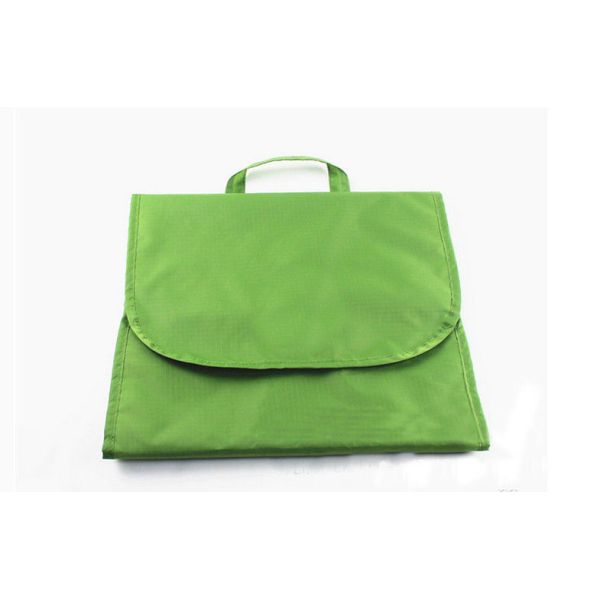 Buy Green Portable Travel Organizer Bag Oxford Cloth Transverse Square Style at wholesale prices