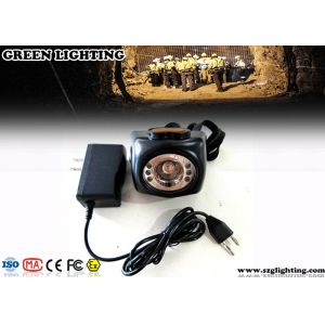 China Cordless Hard Hat Lights with LCD Screen Black Classic Mining Headlamp on sale