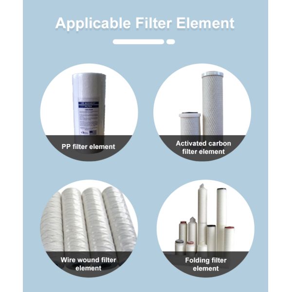 SS304 Carbon Steel Security Industrial Precision Filter For Water Purification