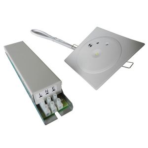 Recessed Chargeable Ceiling Emergency Light 1*1W SMD White LED