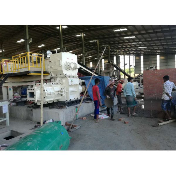 Building material vacuum extruder machinery Fully automatic clay bricks