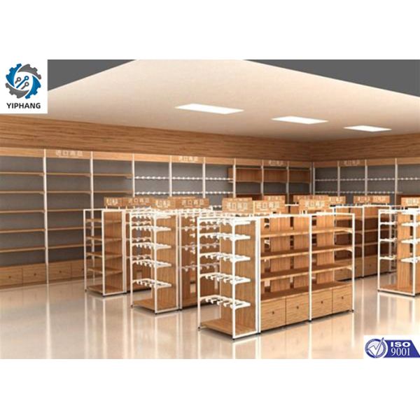 3-6 Layers Gondola Metal Retail Shelving Display Racks ISO9001
