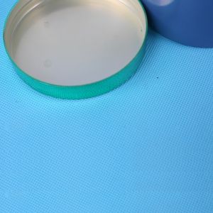 Electroplating Blue PET Body Milk Hair Conditioner Jar 400ml