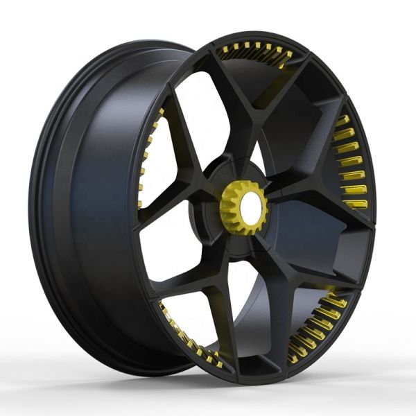 Buy Competitive price 20 21 22 23 inch forged wheels for Lamborghini Centenario gallardo with Golden screw at wholesale prices