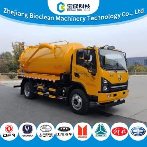 8.1m3 8100L 14tons Sewage Suction Truck Diesel Operated ZBJ5140GXW6BHQ
