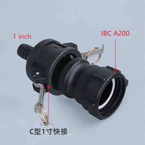 Polypropylene IBC Tank Adapter A200 Plastic Camlock Combination Pack Valve