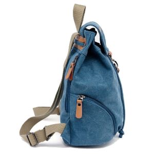 ODM Stylish Canvas College School Backpack For Girls