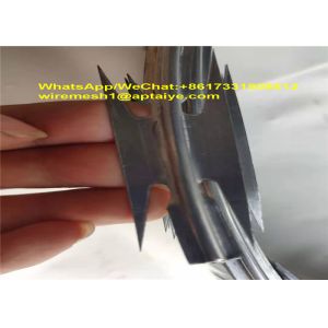 Regular Type CBT - 65 Concertina Wire , Razor Barbed Wire 4.5kg Per Roll