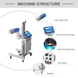 20w 30w 50w 100w Automatic Plastics Woodpaper Metal Stainless Steel Cable Flying