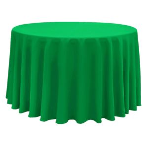 PEVA Plastic Disposable Table Linens , Disposable Round Christmas Tablecloths