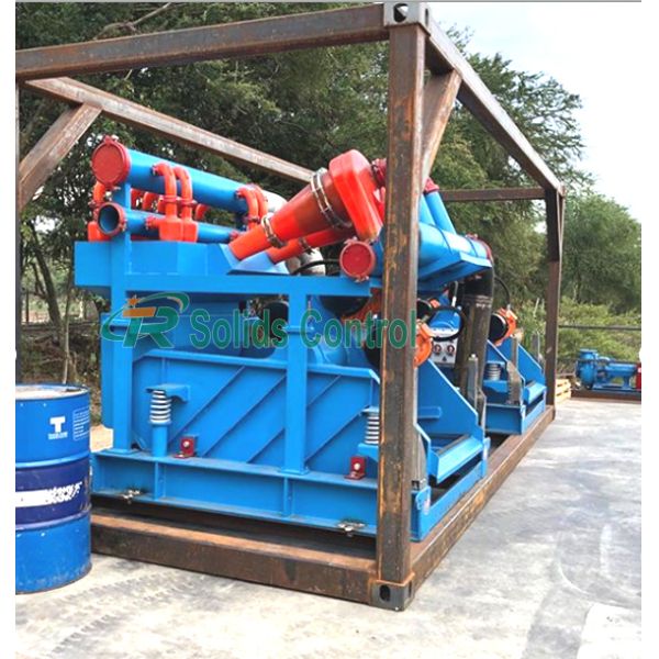 Large capacity mud cleaner for drilling 4" Cyclones Oilfield Drilling Solids Control Mud Cleaner