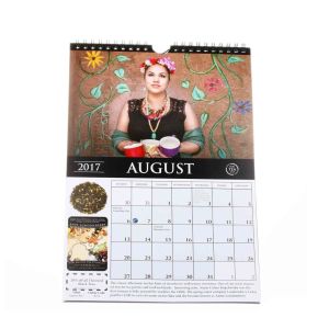 Unique Fashion Giant Monthly Wall Calendar Coated Paper With Hanger